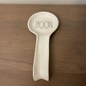 Rae Dunn spoon rest and appetizer plates